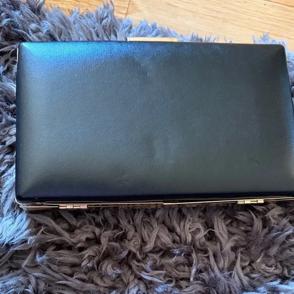 Embellished Black Floral Clutch - Picture 5 of 5